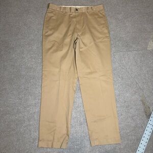 Brooks Brothers 346 Advantage Chino Pants Mens 36x32 Khaki Clark Fit